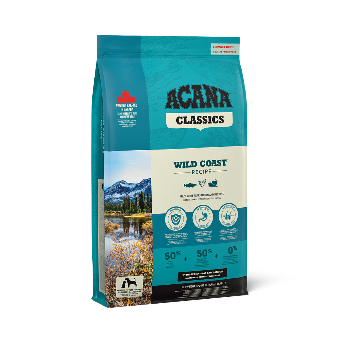 https://emea.acana.com/dw/image/v2/BFDW_PRD/on/demandware.static/-/Sites-acana-eu-master-catalog/default/dwb176b91a/ACANA%20DOG/classic%20wild%20coast/ACANA%20Classics%20Wild%20Coast%20Recipe%20Front%20Right%209.7kg%20EMEA%20APAC.png?sw=1200